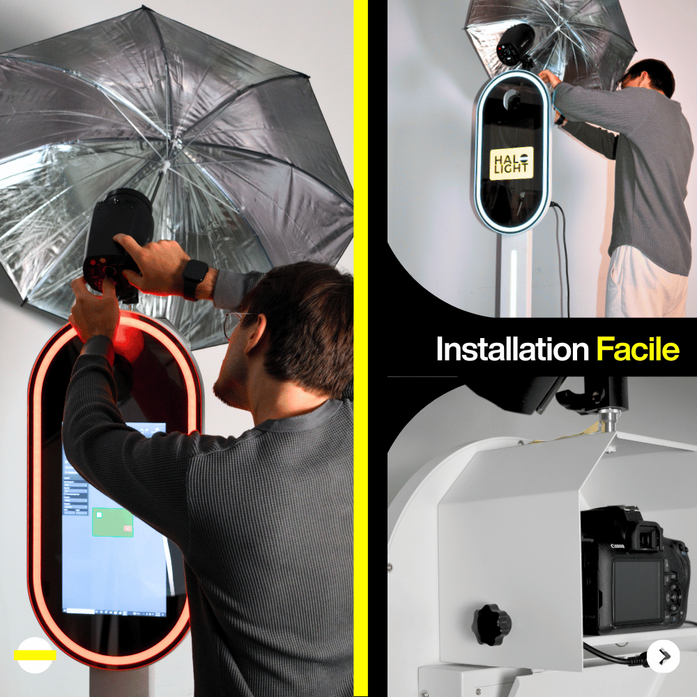 Borne PhotoBooth LumiPix Halolight