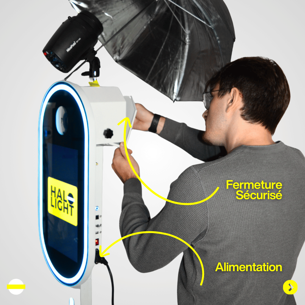 Borne PhotoBooth LumiPix Halolight