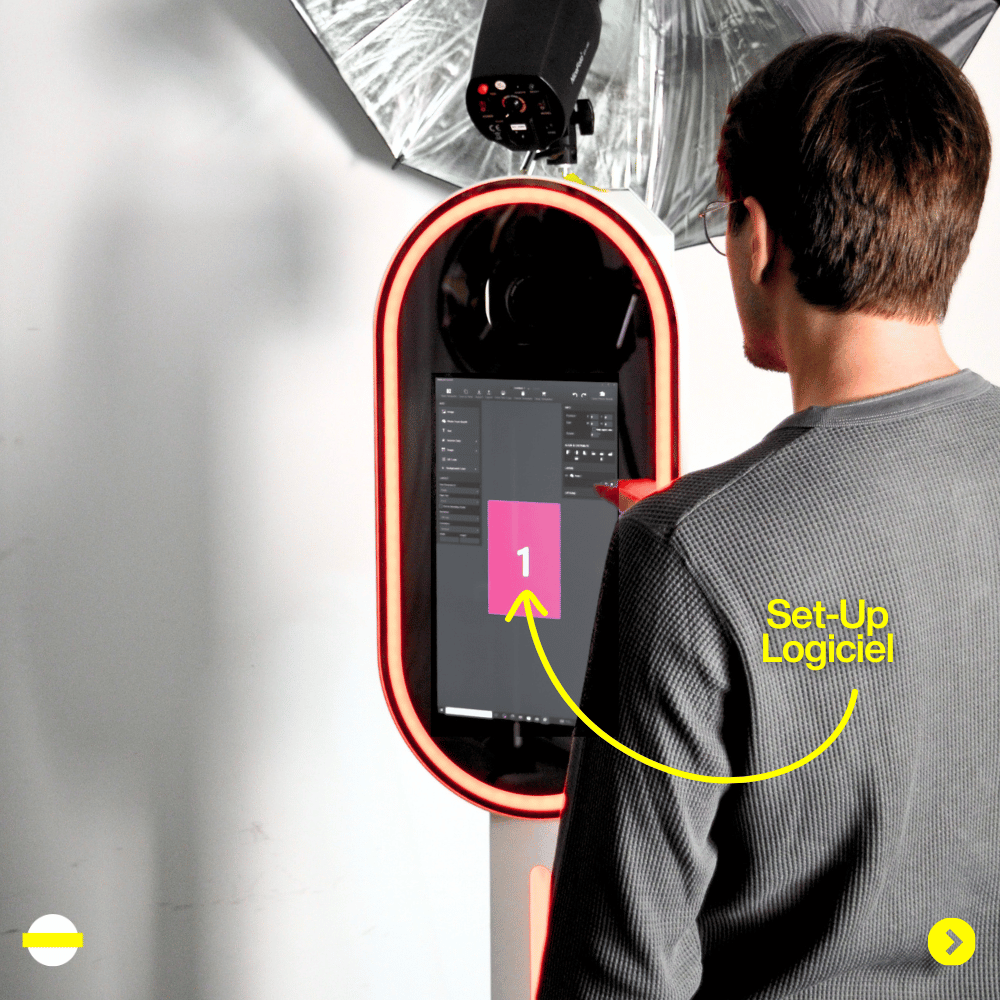 Borne PhotoBooth LumiPix Halolight